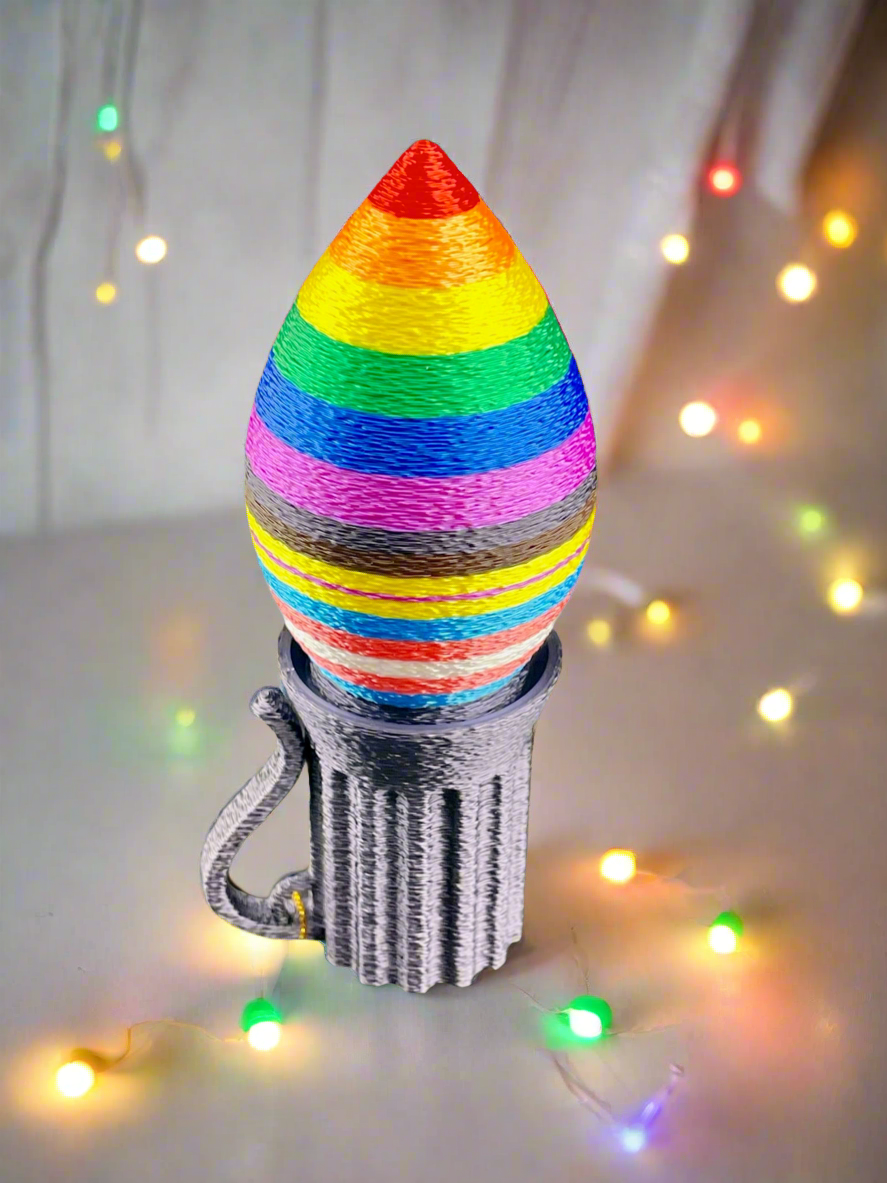Pride Christmas Light Ornament