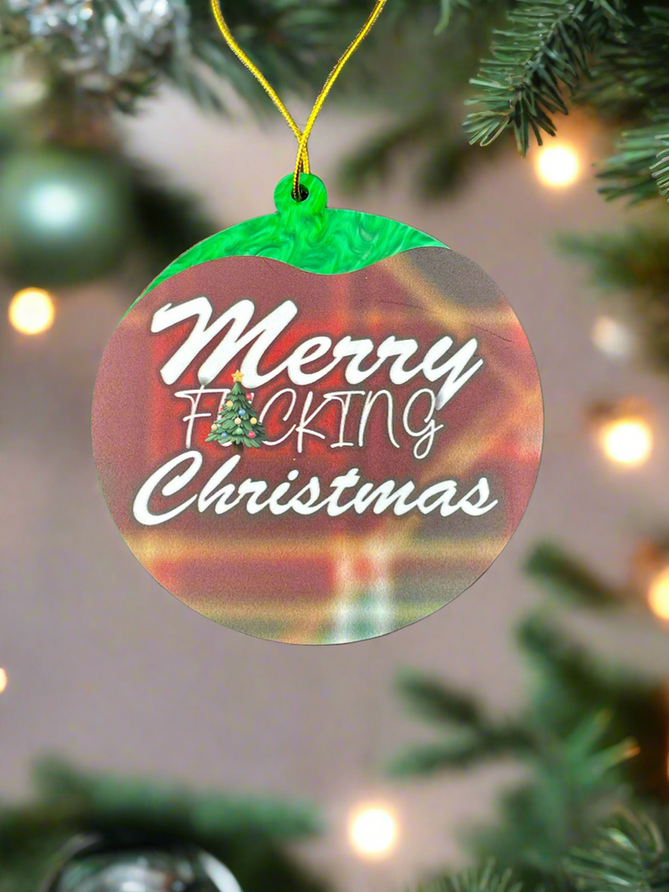 ‘Merry F*cking Christmas’ Ornament