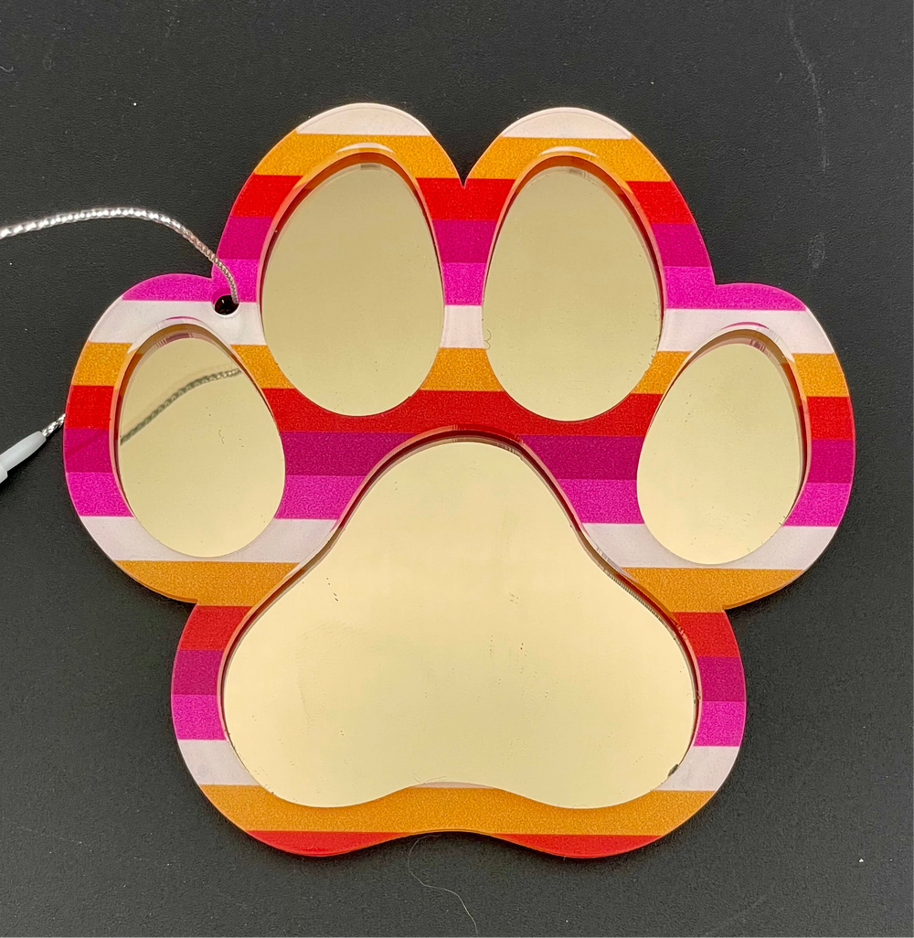 Pride Paw Ornament