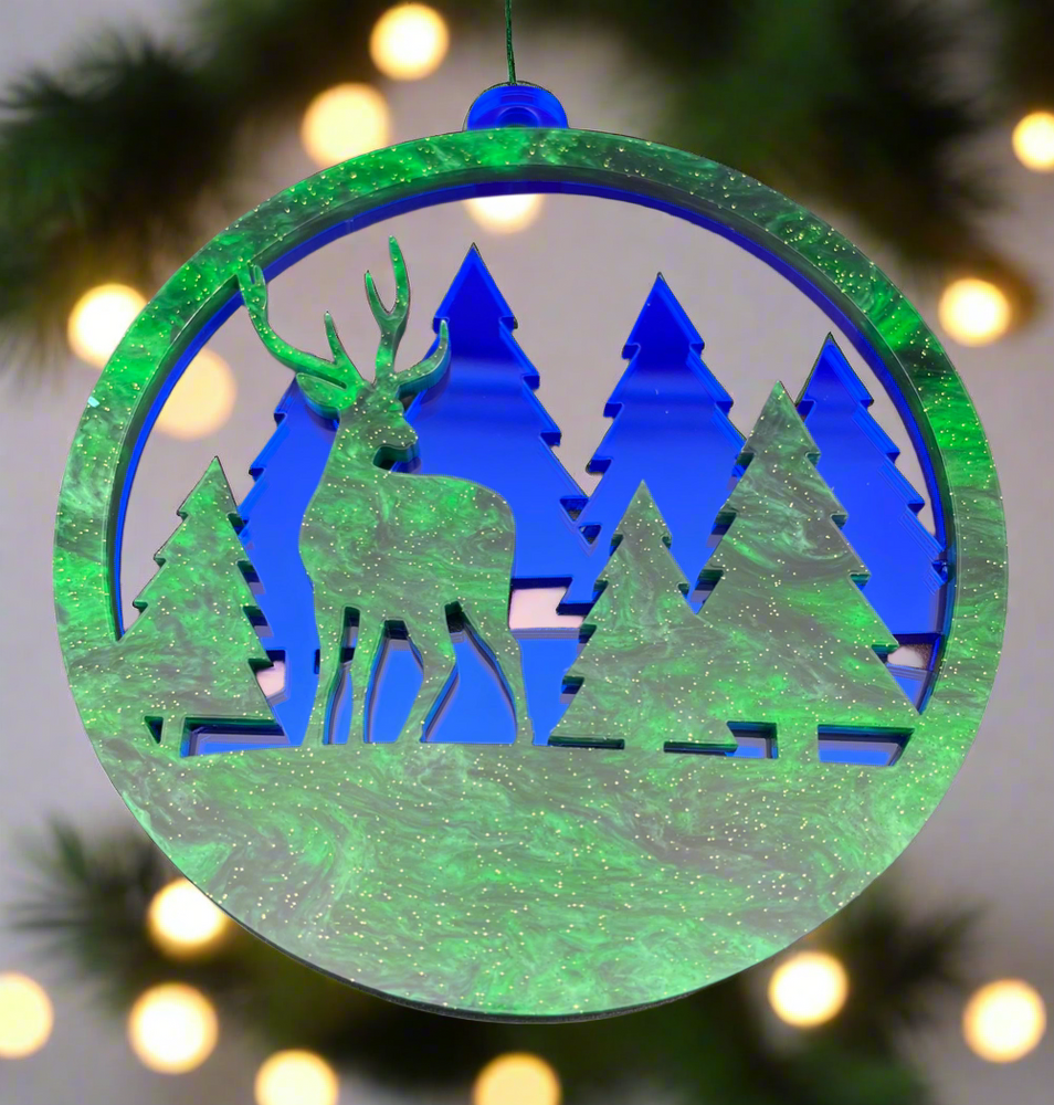 
                  
                    Reindeer Holiday Ornament
                  
                