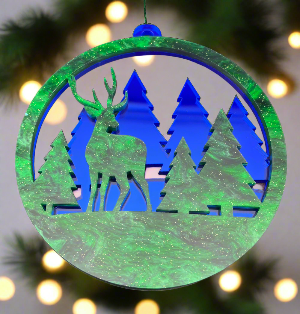 
                  
                    Reindeer Holiday Ornament
                  
                