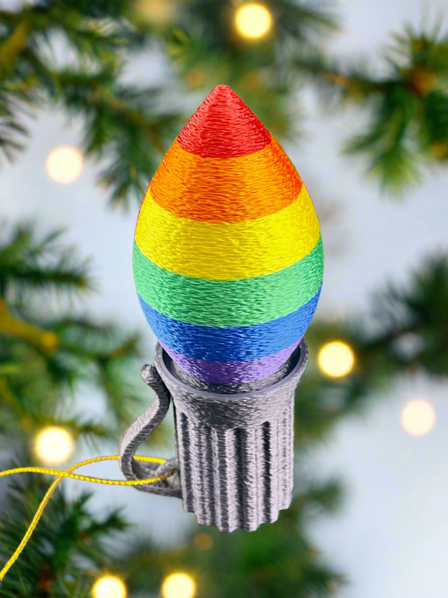 
                  
                    Pride Christmas Light Ornament
                  
                