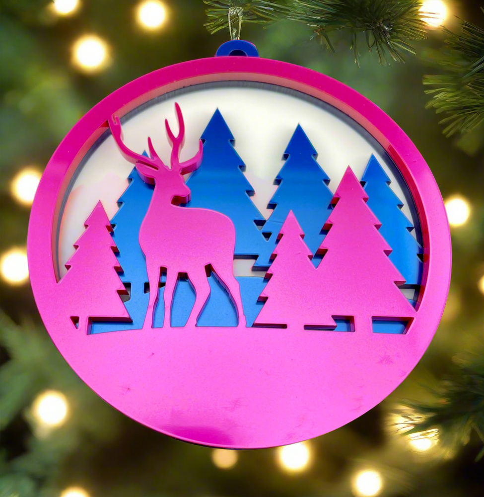 
                  
                    Reindeer Holiday Ornament
                  
                