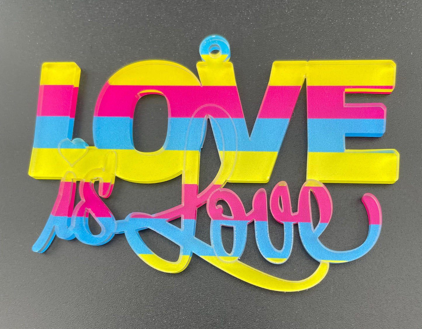 
                  
                    Be Proud - Love is Love Ornament + Lanyard
                  
                