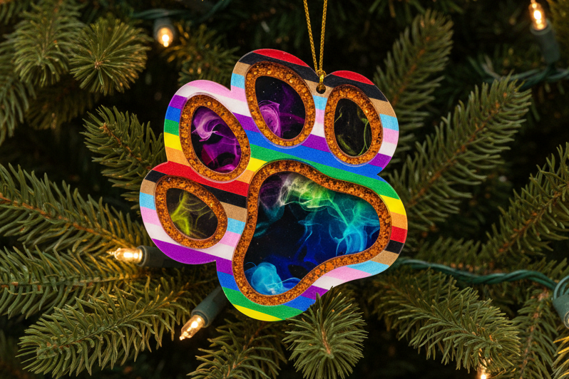 
                  
                    Paw Pride Holiday Ornament
                  
                