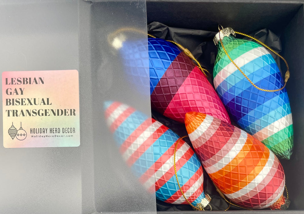 
                  
                    Be Proud - LGBT Pride Ornament Set
                  
                