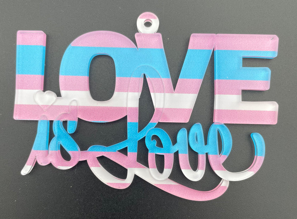 
                  
                    Be Proud - Love is Love Ornament + Lanyard
                  
                