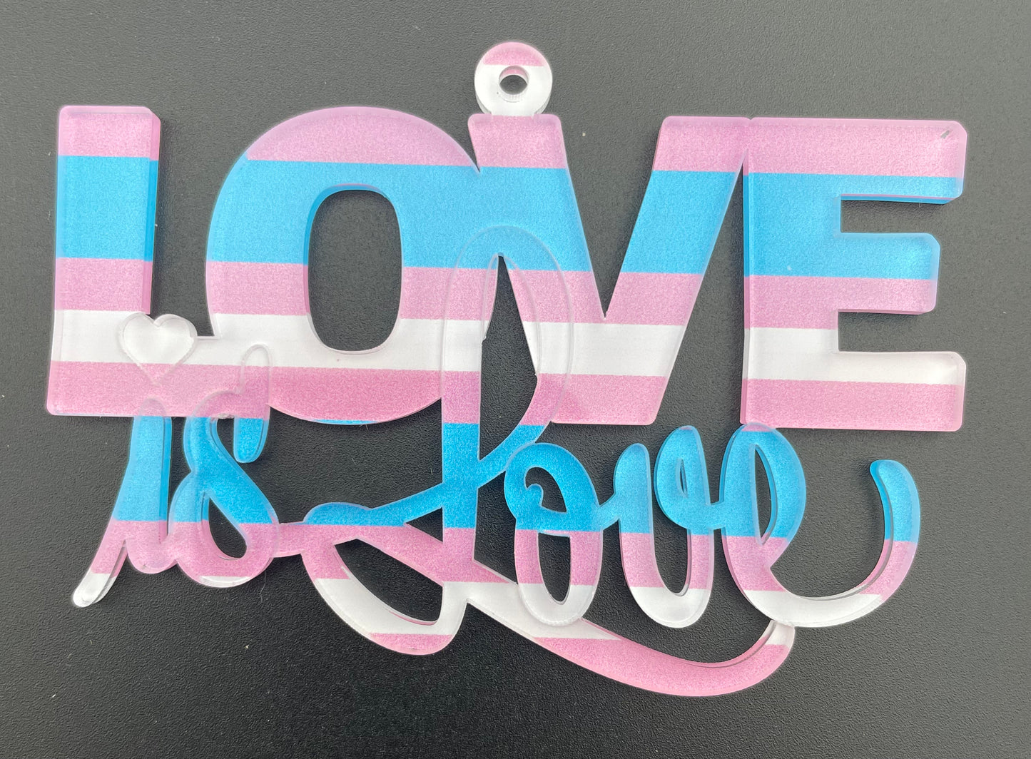 
                  
                    Be Proud - Love is Love Ornament + Lanyard
                  
                
