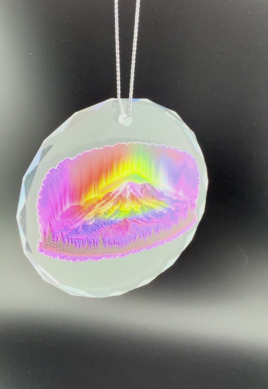 
                  
                    Load and play video in Gallery viewer, Mt Rainier Ornament - Krystal
                  
                