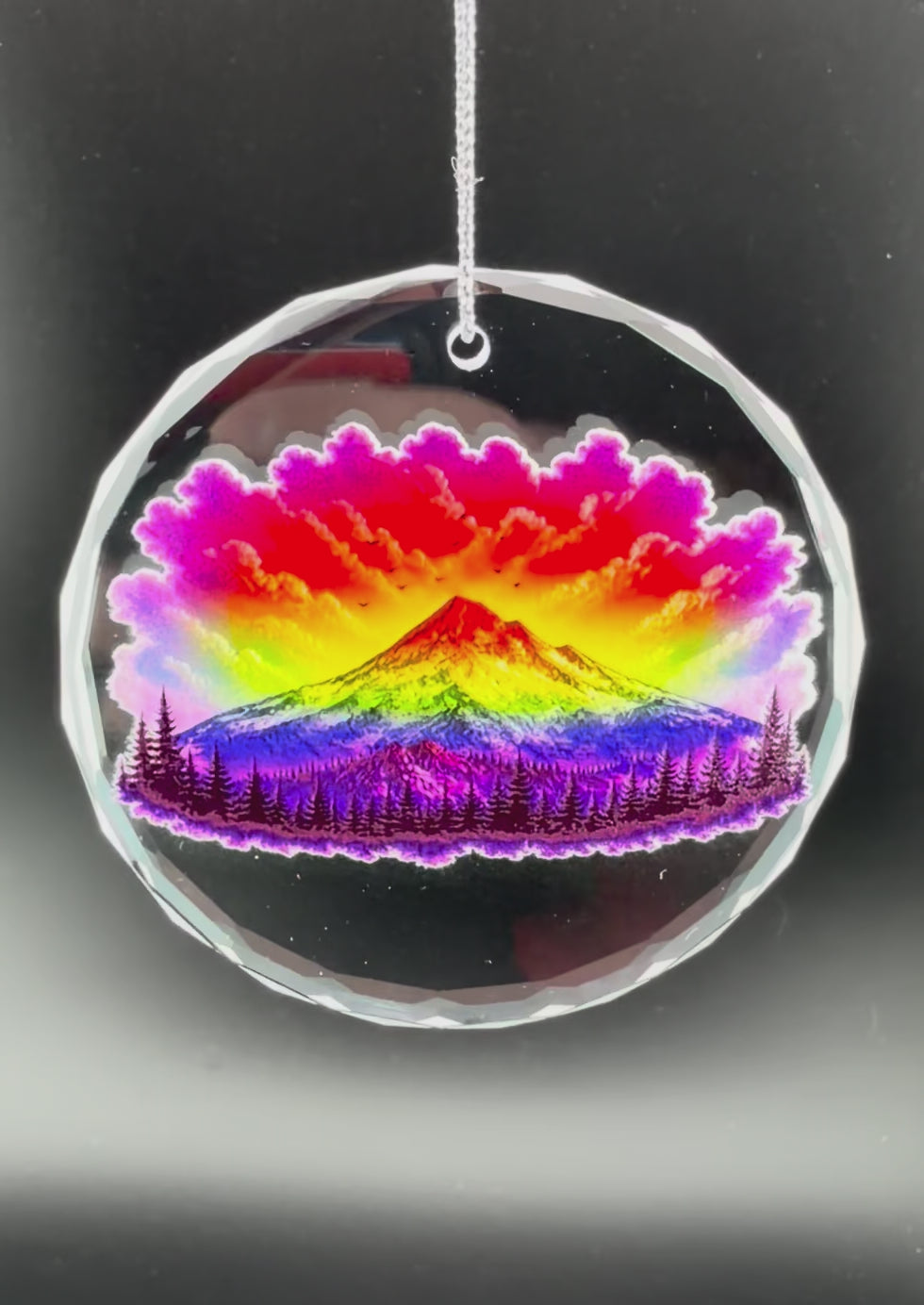 
                  
                    Load and play video in Gallery viewer, Mt Hood Ornament - Krystal
                  
                