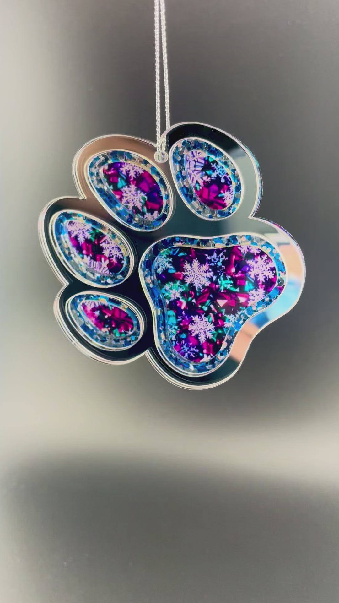 
                  
                    Load and play video in Gallery viewer, Paw Holiday Ornament
                  
                