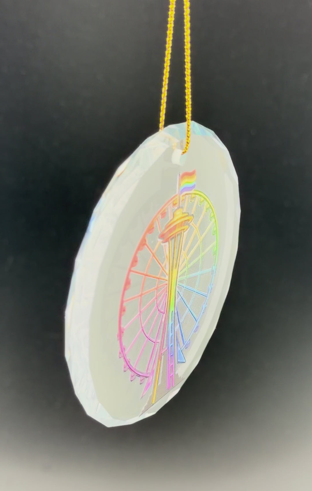 
                  
                    Load and play video in Gallery viewer, Seattle Pride Ornament - Krystal
                  
                