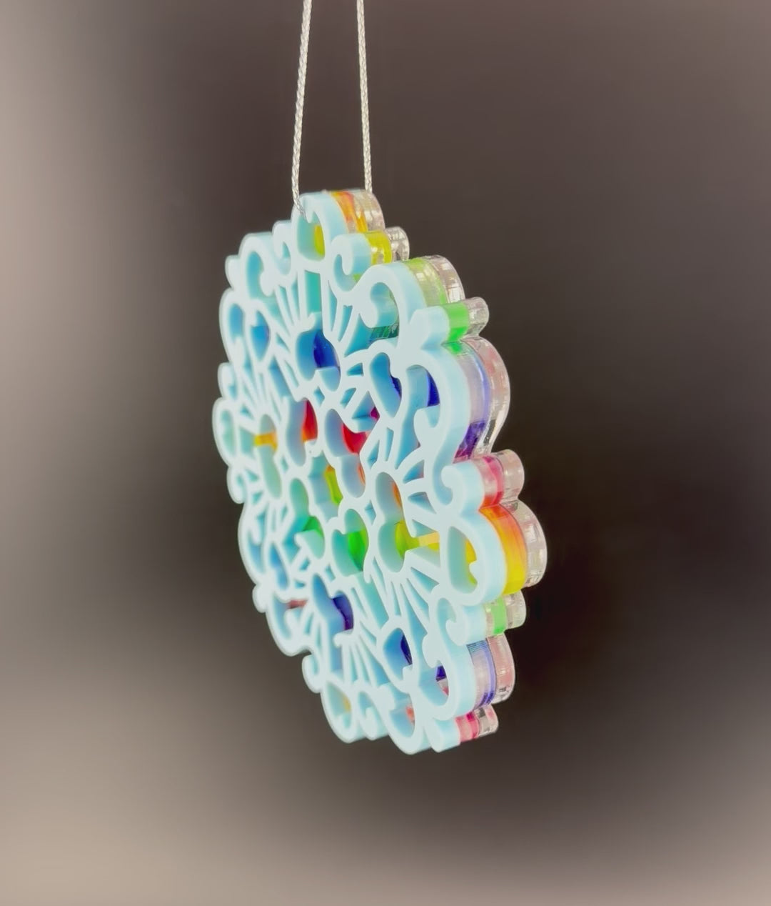 
                  
                    Load and play video in Gallery viewer, Penis Snowflake - Pride Blue Mirror
                  
                
